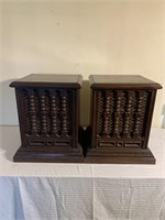 Pair of vintage cabinet speakers