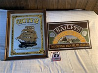 Cutty 12 and Baileys mirrors
