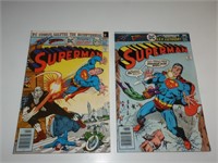 2 DC Superman Comics No 301 302