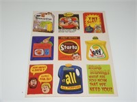 Uncut Panel Wacky Packages Stickers B