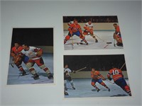 3 1963 Hockey Stars in Action MOntreal