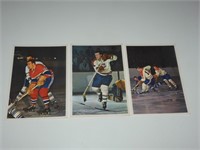 3 1963 Hockey Stars in Action Montreal