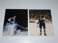 2 Toronto Maple Leafs Hockey Photos HOF