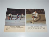 2 1964 Toronto Star Hockey Stars in Action Hull +