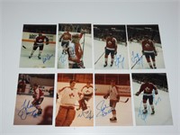 Lot of 8 Team Canada Hockey Signed Pictures 4x6"