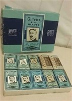 Gillette Blue Blades W/ Box & Lloyds "Tissue
