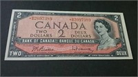 1954 Canada Unc Replacement 2 Dollar Banknote