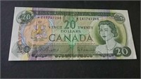 1969 Canada Replacement 20 Dollar Banknote AU55