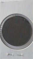 Nice Grade 1902 Canada Large Cent EF45 King