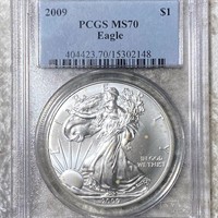 2009 Silver Eagle PCGS - M70