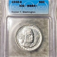 1948-S Booker T. Half Dollar ICG - MS64+