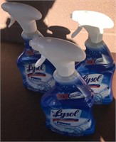 63 - 3 SPRAY BOTTLES LYSOL BATHROOM CLEANER (87)