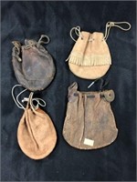 4 Antique Marble Bags