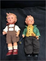 (2) Goebel Rubber Bodied Dolls