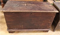 Primitive wood box w/ till