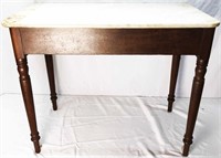 Marble-Top Table 36"W x 20"D x 29"T