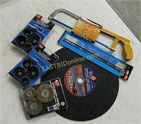 Hole Saw Sets, Hacksaw, Wire Wheel Brushes & More