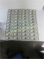 40 Blue Seal $5 & $1 Silver Certificates