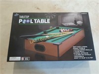 Tabletop Pool Table, New in Box