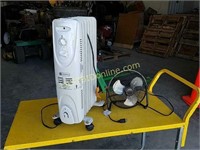 Radiator Space Heater & Fan