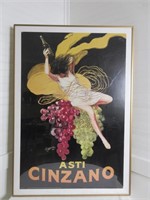 Vintage Advertising Cinzano Asti Aperitif Wine
