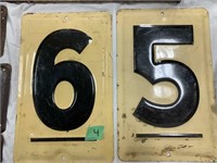 Pair of Numbers for Old Price Sign