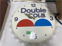 Double Cola Bottle Cap Clock