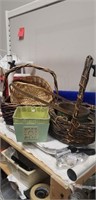 5 baskets various sizes