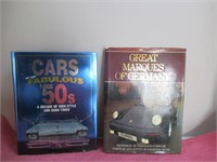 2 Car Hardback Books  (50s Germany)