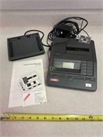 Langer Dictation Machine w/ Foot Control, Micro