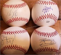 Sports Memorabilia Autographed Baseball Collection