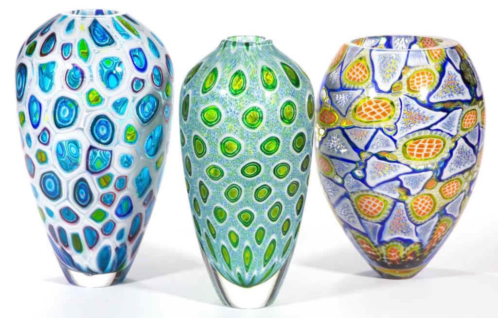 Michael Waysmith Murrini Vases