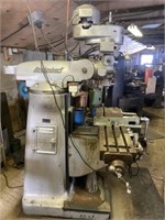 Bridgeport Mill, 3 phase, Dual Power Feed,