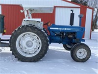 Ford 7600 Diesel Tractor, Wide Front, Canopy,