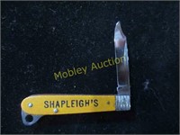 VINTAGE SHAPLEIGH'S KNIFE