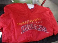 CLEVELAND INDIANS JACKET-RED