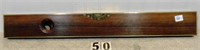 Millers Falls Co., 26” brass bound rosewood level