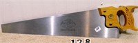 Disston & Sons, #240-22” metal cutting handsaw,