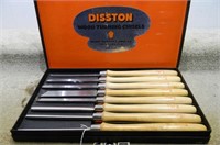 8pc. Disston & Sons, lathe knife set w/ long