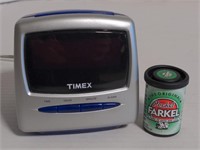 Lot w/ Timex Alarm Clock and Pocket Farkel Game