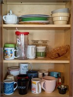 Cabinet of Coffee Cups and Platters