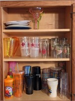 Cabinet of Glass and Plastic Cups