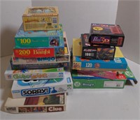 Large Board Game/Puzzle Lot