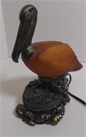 Decorative Pelican Lamp, 10"T