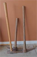 Two Pickaxes and a Sledge Hammer *bidder buying