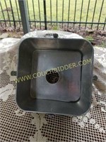 Vintage square  metal Bundt pan