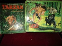 Tarzan Metal Lunch Box & Children's Book - 1960's