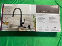 Allen Roth pull-down kitchen faucet