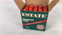 (25) Estate 12GA 00 Buckshot load ammo