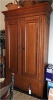 Late 19th Century Oak two door over two drawer